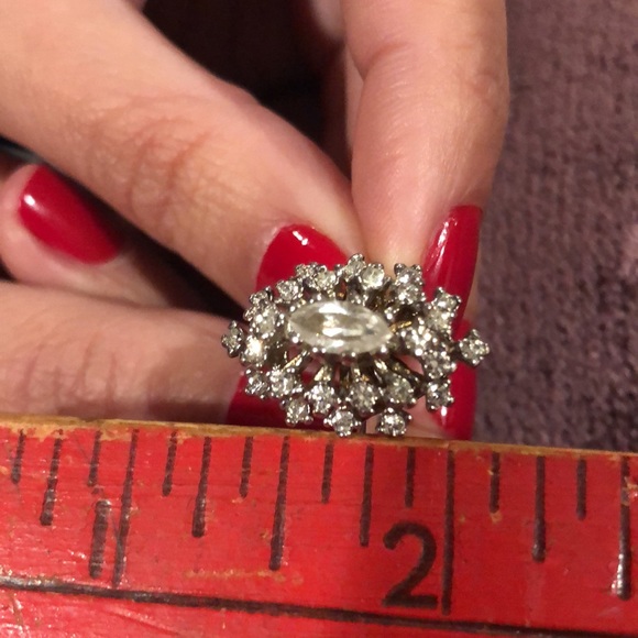 18 KGE CZ cocktail ring size 6 - Picture 13 of 14